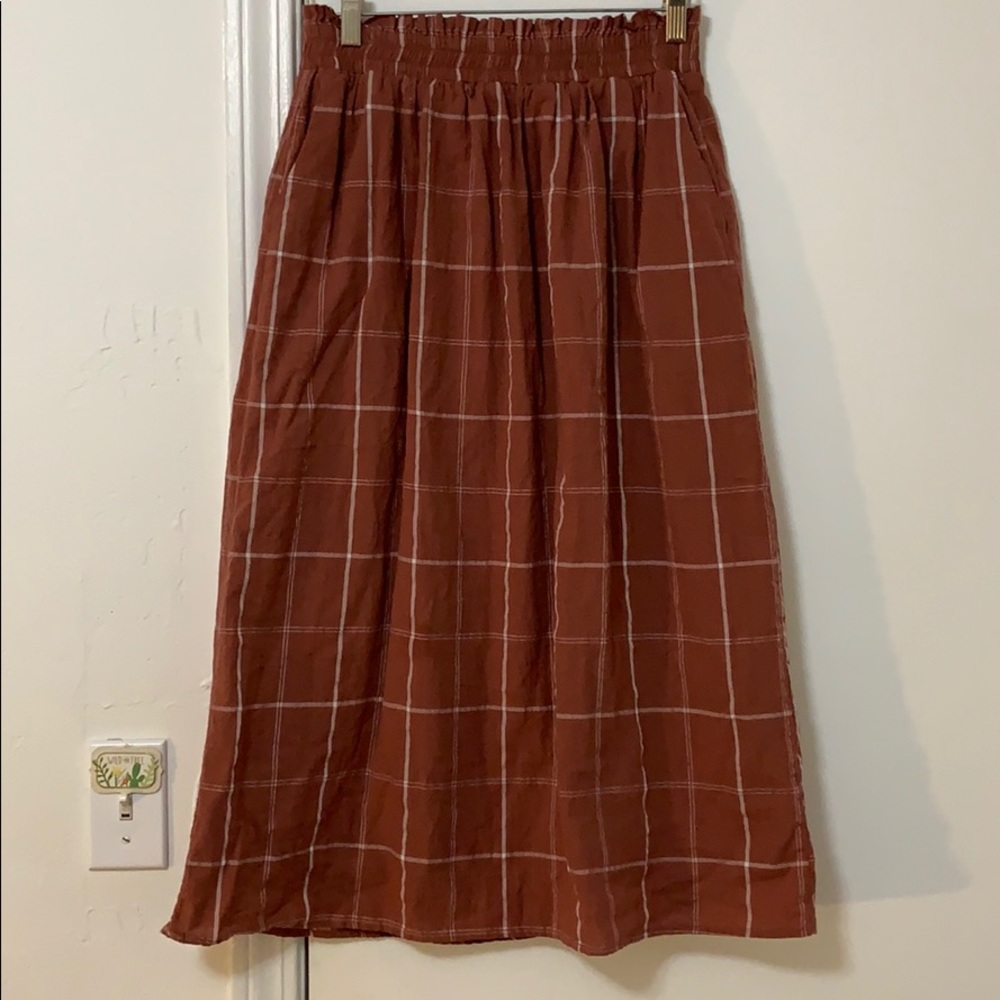 Modest cotton skirt